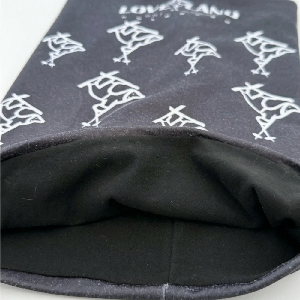 Loveland Ski Area Fleece Neck Gaiter | Black and White Ski Mask | Like New